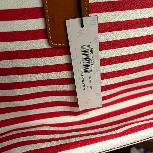 Dooney & Bourke Sullivan Coated Cotton Tote - Red - Picture 5 of 5